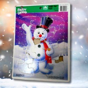 Vintage Frosty The Snowman Tray Puzzle